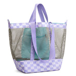 G4Free - G4Free Mesh Beach Tote Bags Extra Large Packable -TN25B599D