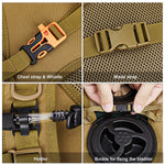 G4Free - G4Free Military Tactical Hydration Backpack with 3L Upgraded Bladder -D02V560A