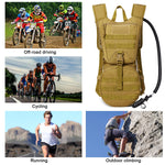 G4Free - G4Free Military Tactical Hydration Backpack with 3L Upgraded Bladder -D02V560A
