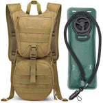 G4Free - G4Free Military Tactical Hydration Backpack with 3L Upgraded Bladder -D02V560B