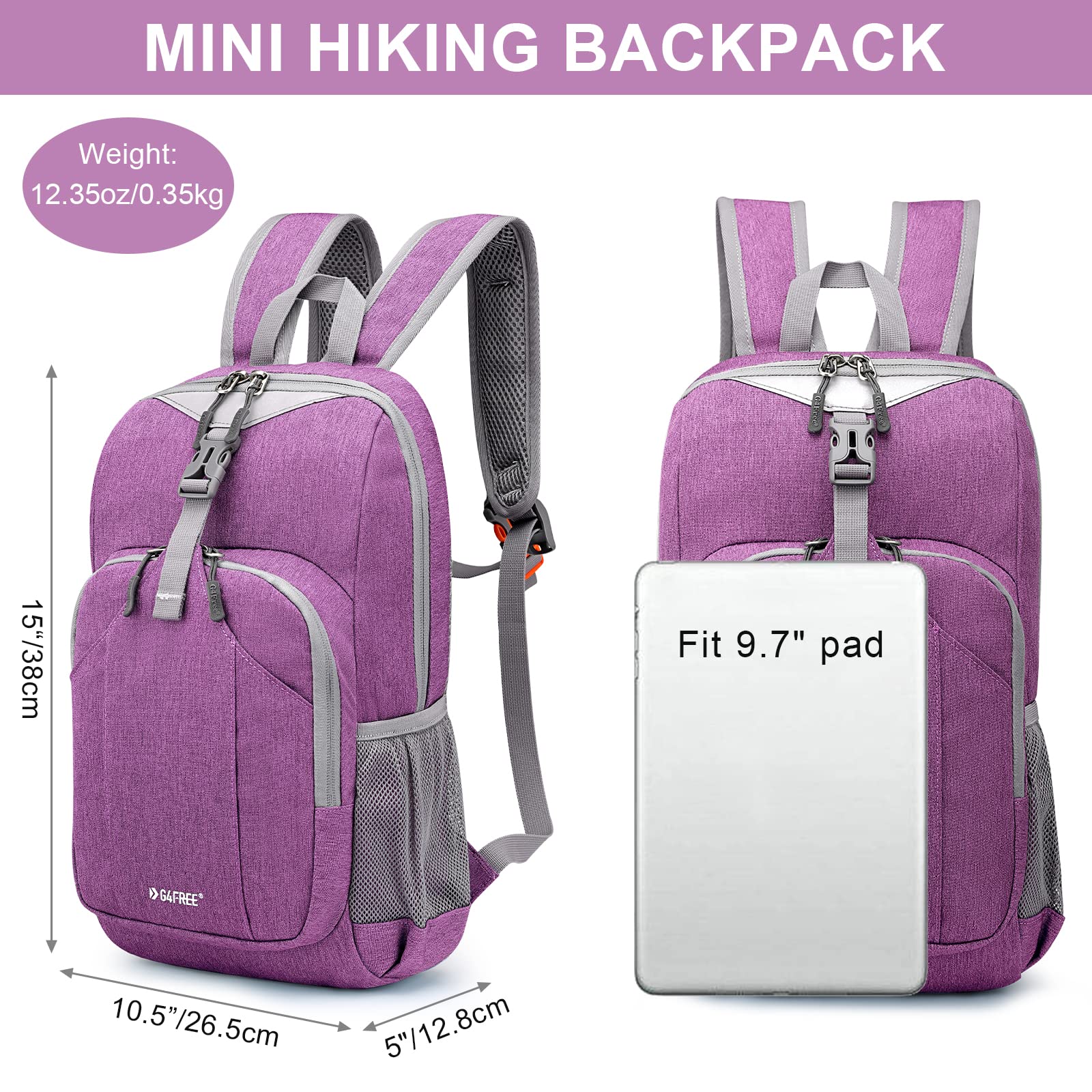 G4Free - G4Free Mini 10L Hiking Cycling Compact Shoulder Backpack -TN21B009A