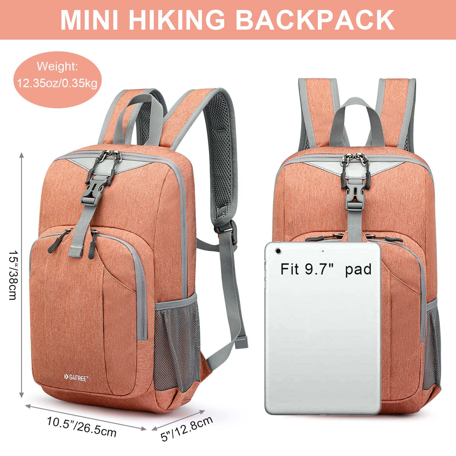 G4Free - G4Free Mini 10L Hiking Cycling Compact Shoulder Backpack -TN21B009A