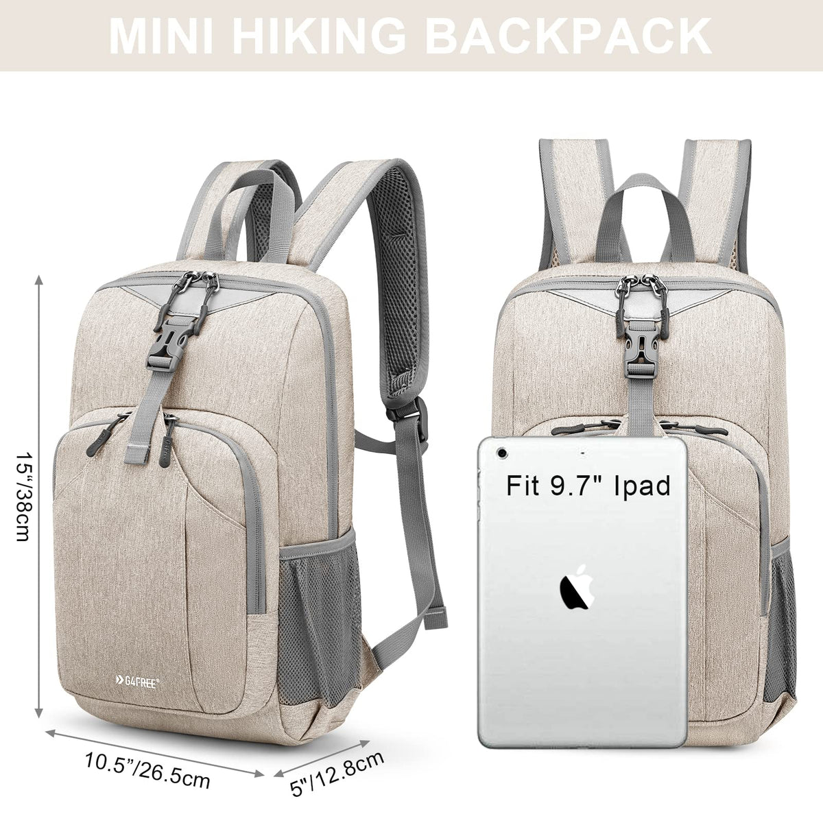 G4Free - G4Free Mini 10L Hiking Cycling Compact Shoulder Backpack -TN21B009A