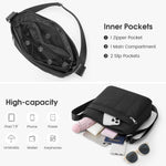 G4Free - G4Free Nylon Crossbody Bags, Lightweight Quilted Shoulder Handbags -TN25B550B