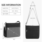 G4Free - G4Free Nylon Crossbody Bags, Lightweight Quilted Shoulder Handbags -TN25B550B