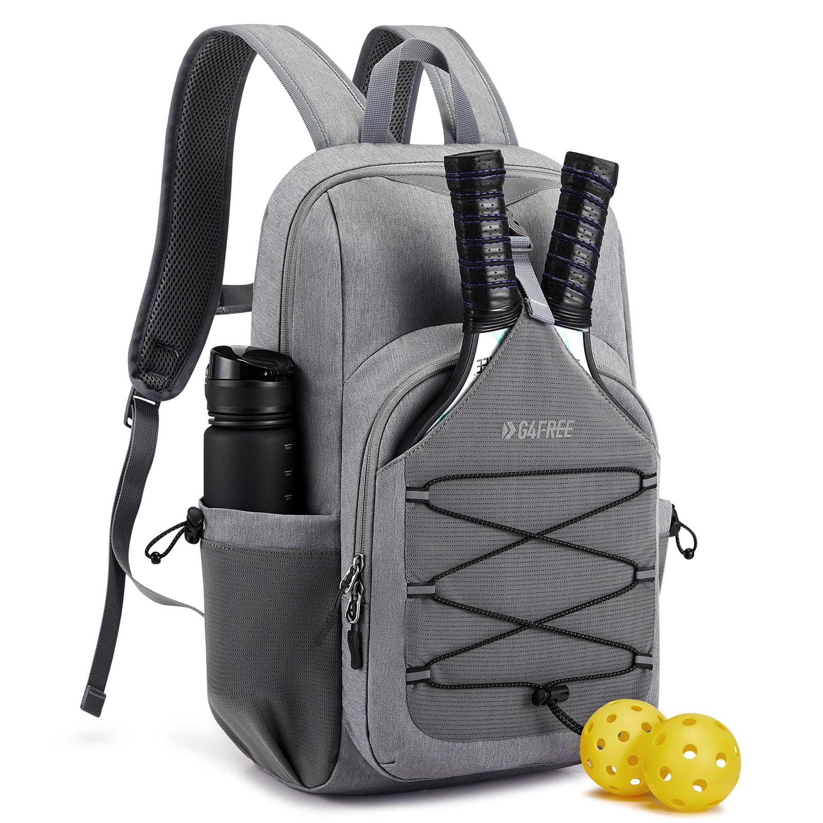G4Free - G4Free Pickleball Backpack Fits 2 to 4 Paddles -TN23B318B