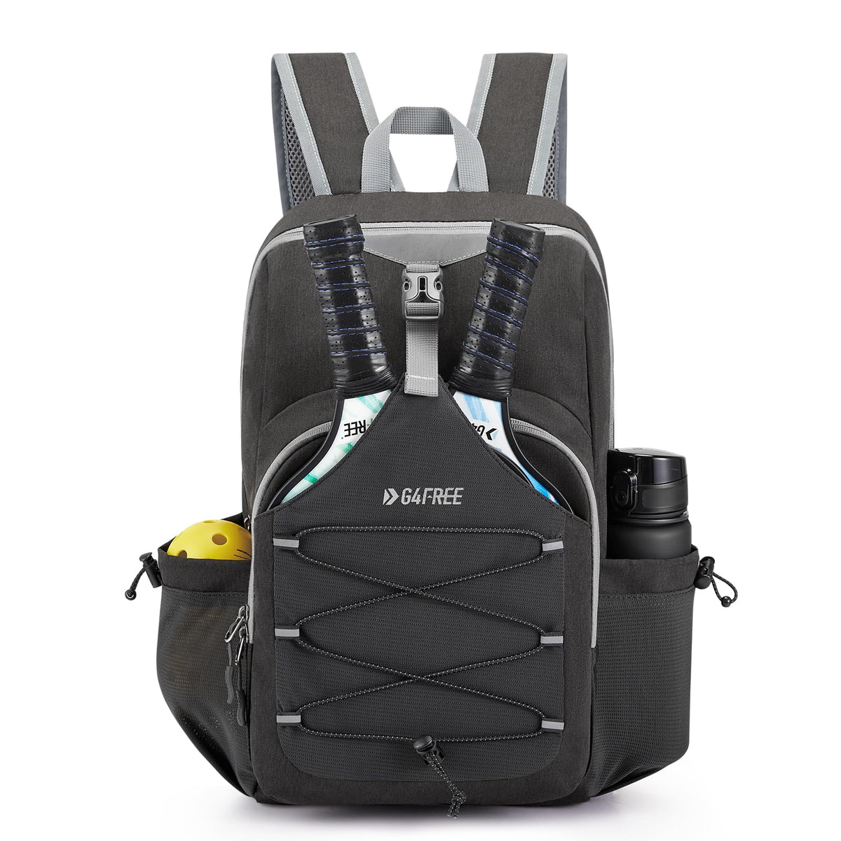G4Free - G4Free Pickleball Backpack Fits 2 to 4 Paddles -TN23B318C