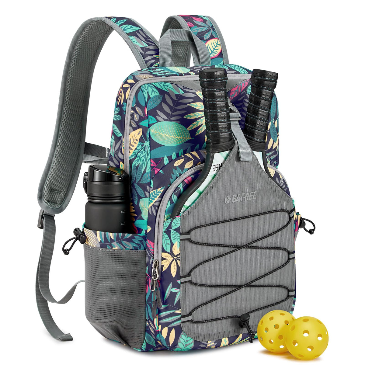 G4Free - G4Free Pickleball Backpack Fits 2 to 4 Paddles -TN23B318E