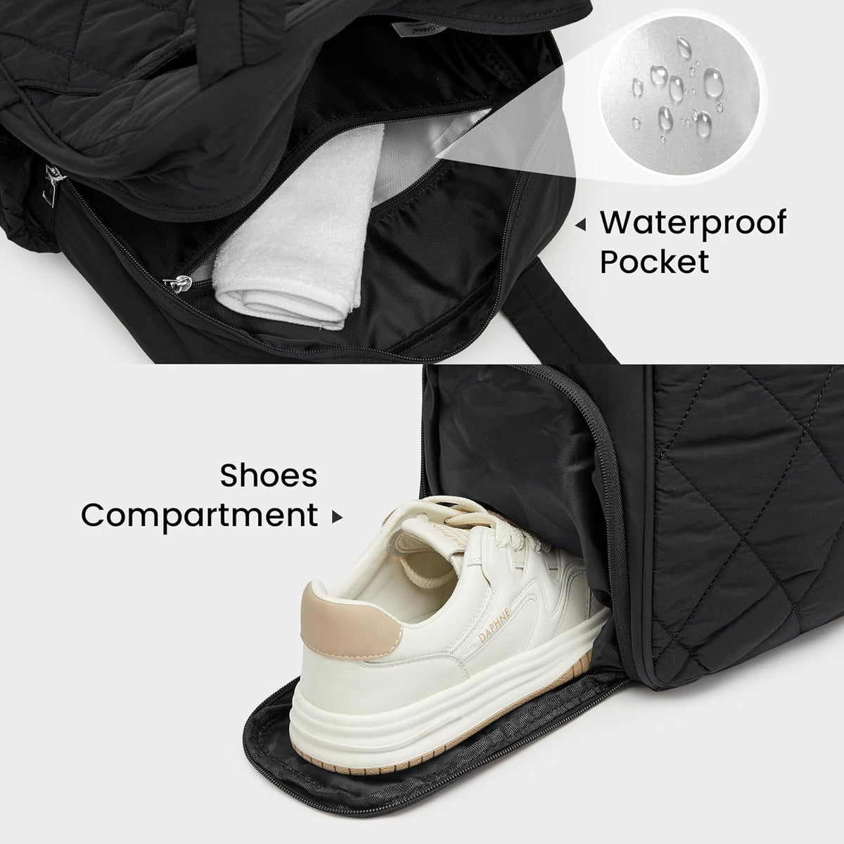 G4Free - G4Free Pickleball Backpack Tote with Shoe Compartment -TN25B516A