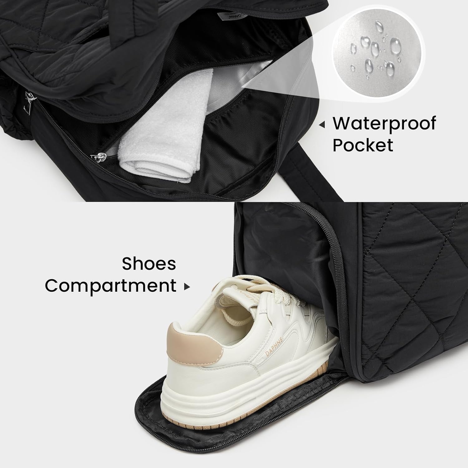 G4Free - G4Free Pickleball Backpack Tote with Shoe Compartment -TN25B516A