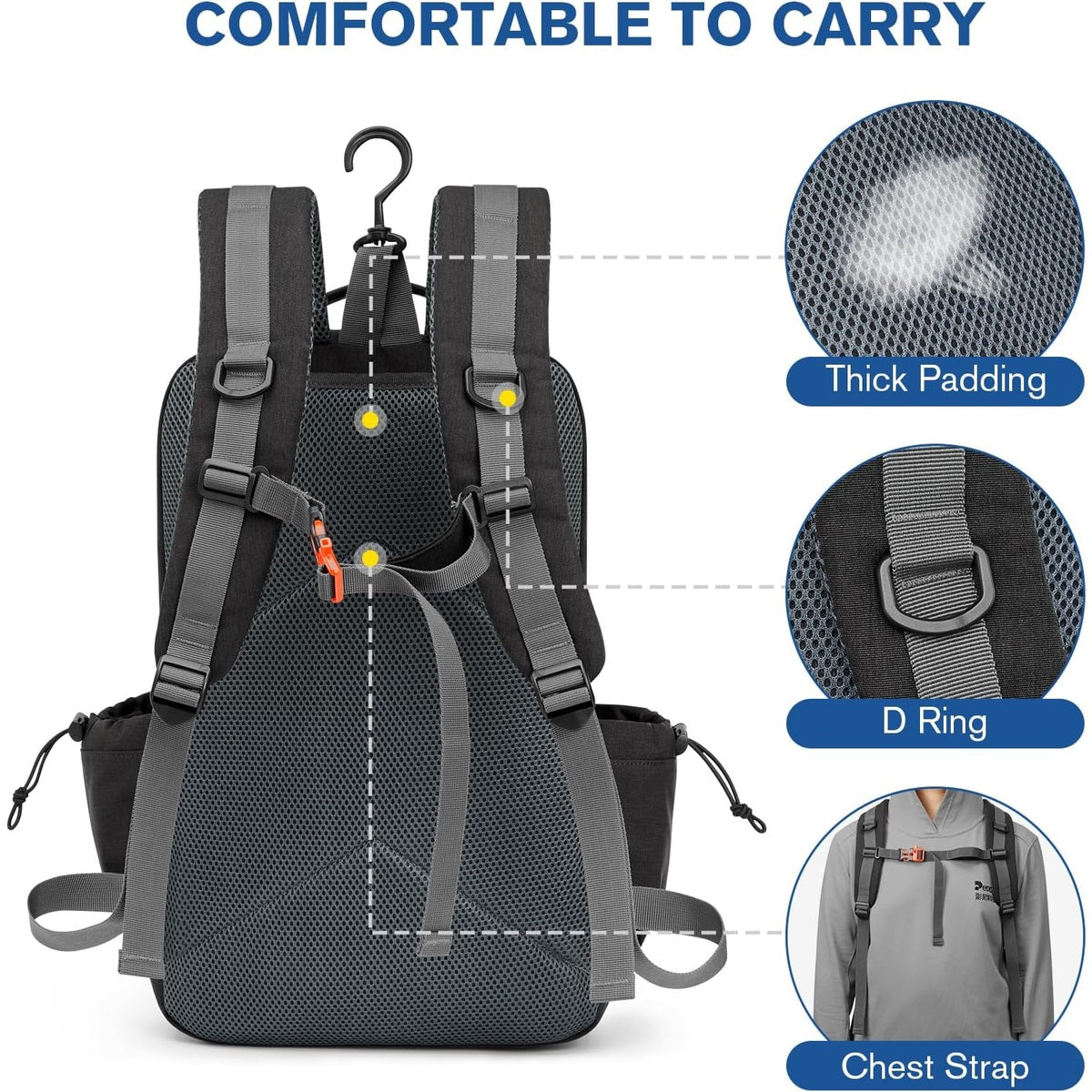 G4Free - G4Free Pickleball Backpack for 2–6 Paddles -TN25B496A