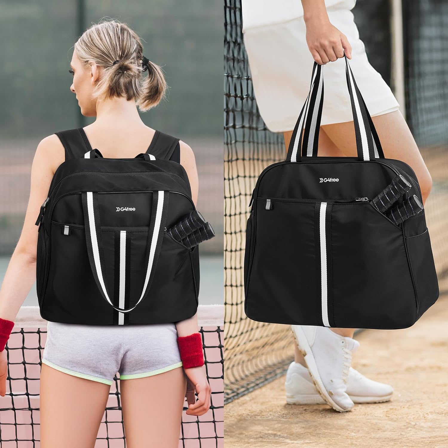 G4Free - G4Free Pickleball Bag Tote for Women and Men -TN24B346D