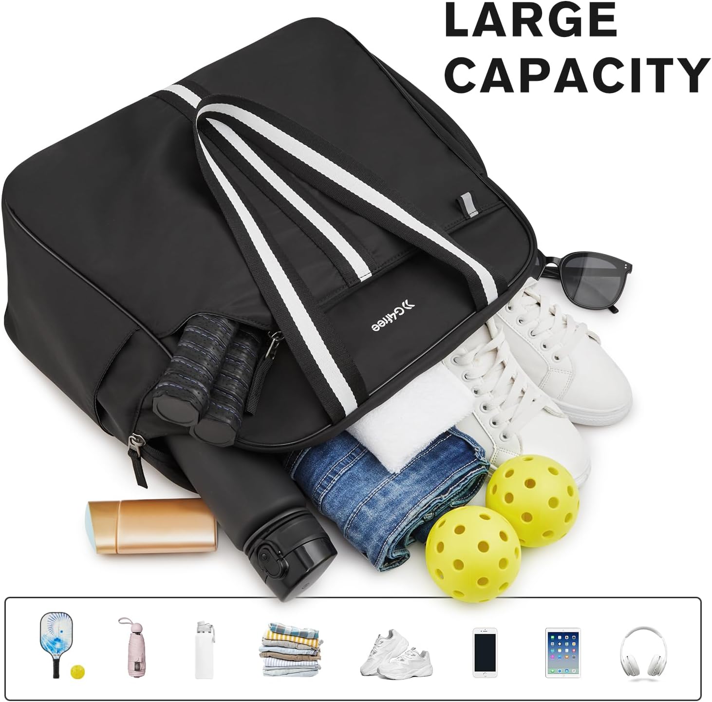 G4Free - G4Free Pickleball Bag Tote for Women and Men -TN24B346D