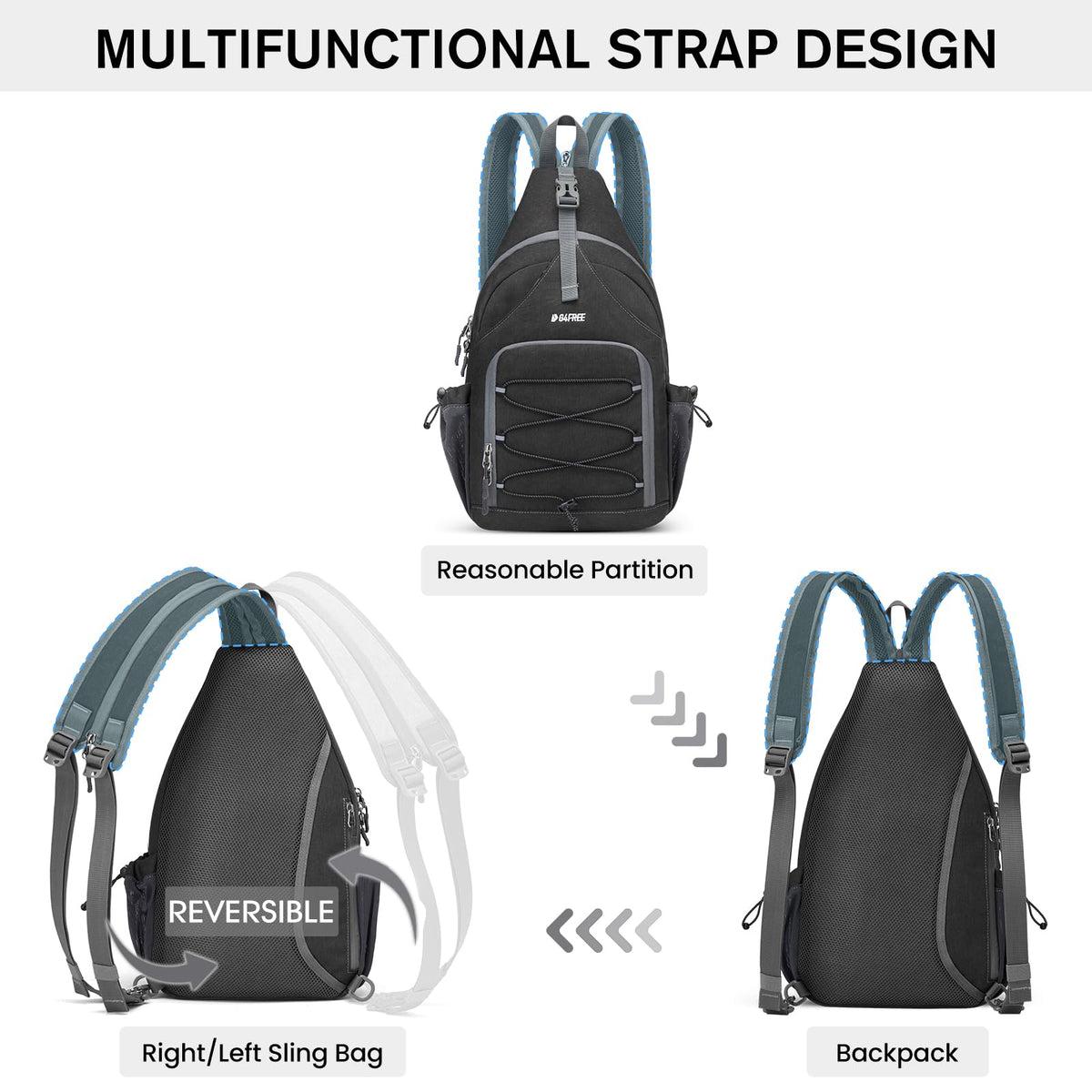 G4Free - G4Free Pickleball Bag with Adjustable Strap -TN23B320A