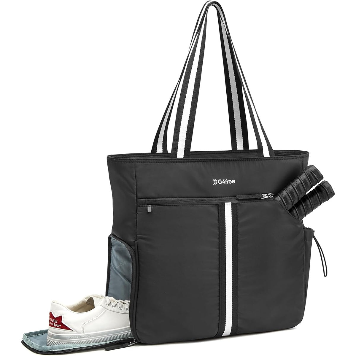 G4Free - G4Free Pickleball Tote with Shoe & Paddle Pocket -TN24B487C