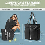G4Free - G4Free Pickleball Tote with Shoe & Paddle Pocket -TN24B487C