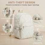 G4Free - G4Free Puffer Quilted with Anti-theft Buckle Backpack -TN25B585B