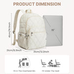 G4Free - G4Free Puffer Quilted with Anti-theft Buckle Backpack -TN25B585B