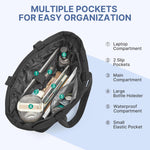 G4Free - G4Free Puffer Shoulder Bag with Cup Holder and Laptop Compartment -TN25B532B