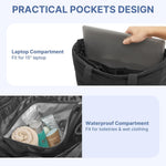 G4Free - G4Free Puffer Shoulder Bag with Cup Holder and Laptop Compartment -TN25B532B
