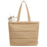 G4Free - G4Free Puffer Shoulder Bag with Cup Holder and Laptop Compartment -TN25B532C