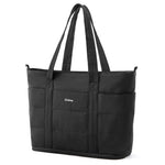 G4Free - G4Free Puffer  Tote Bag with Zipper Compartments, Expandable Handbag -TN25B522A
