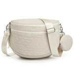 G4Free - G4Free Quilted Bum Bag Spacious Nylon with Removable Pouch -TN25B574B