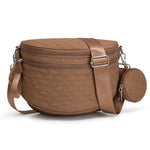 G4Free - G4Free Quilted Bum Bag Spacious Nylon with Removable Pouch -TN25B574C