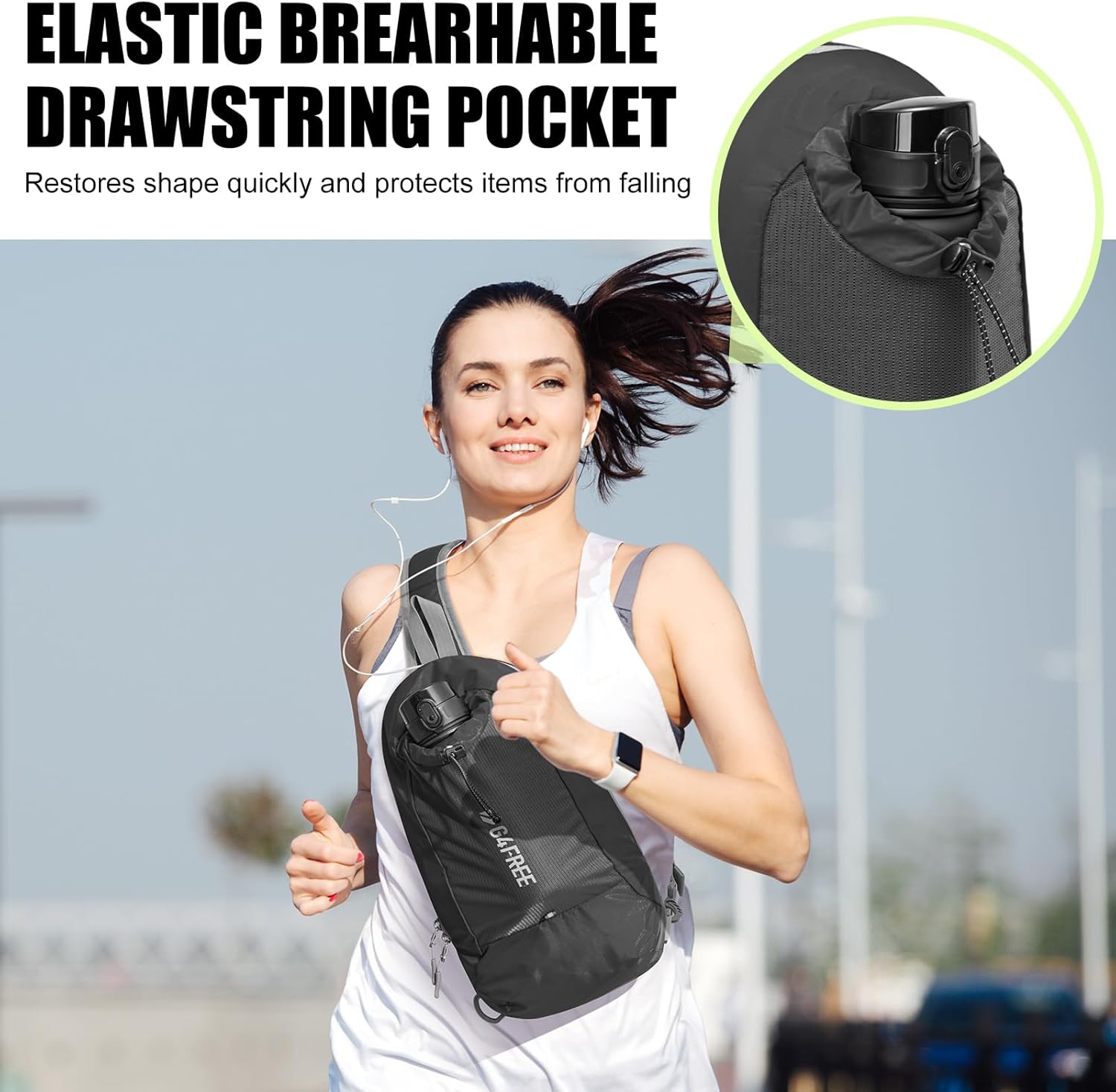 G4Free - G4Free RFID Blocking Lightweight Crossbody Chest Shoulder Bag -TN23B317D