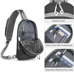 G4Free - G4Free RFID Blocking Lightweight Crossbody Chest Shoulder Bag -TN23B317D