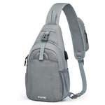 G4Free - G4Free RFID Crossbody Sling Backpack with USB Charging Port -TN23B273B