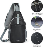 G4Free - G4Free RFID Crossbody Sling Backpack with USB Charging Port -TN23B273C