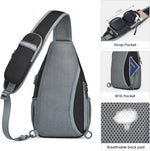 G4Free - G4Free RFID Crossbody Sling Backpack with USB Charging Port -TN23B273C