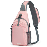 G4Free - G4Free RFID Crossbody Sling Backpack with USB Charging Port -TN23B273E