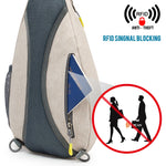 G4Free - G4Free RFID Sling Bag Crossbody Backpack -D02V708F