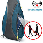 G4Free - G4Free RFID Sling Bag Crossbody Backpack -D02V708F