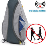 G4Free - G4Free RFID Sling Bag Crossbody Backpack -D02V708F