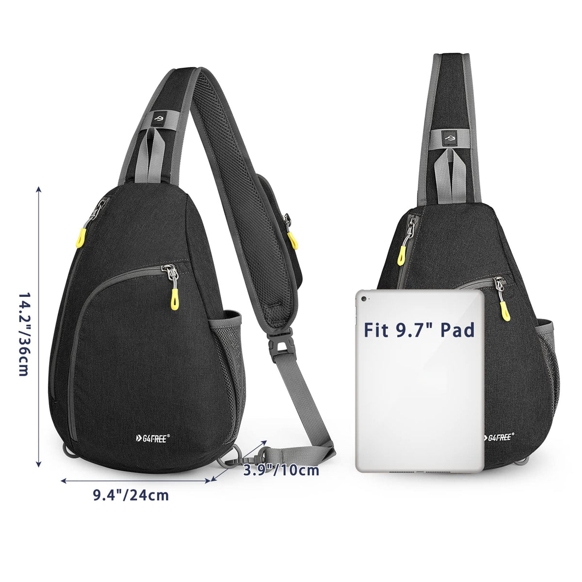G4Free - G4Free RFID Sling Bag Crossbody Backpack -D02V708F