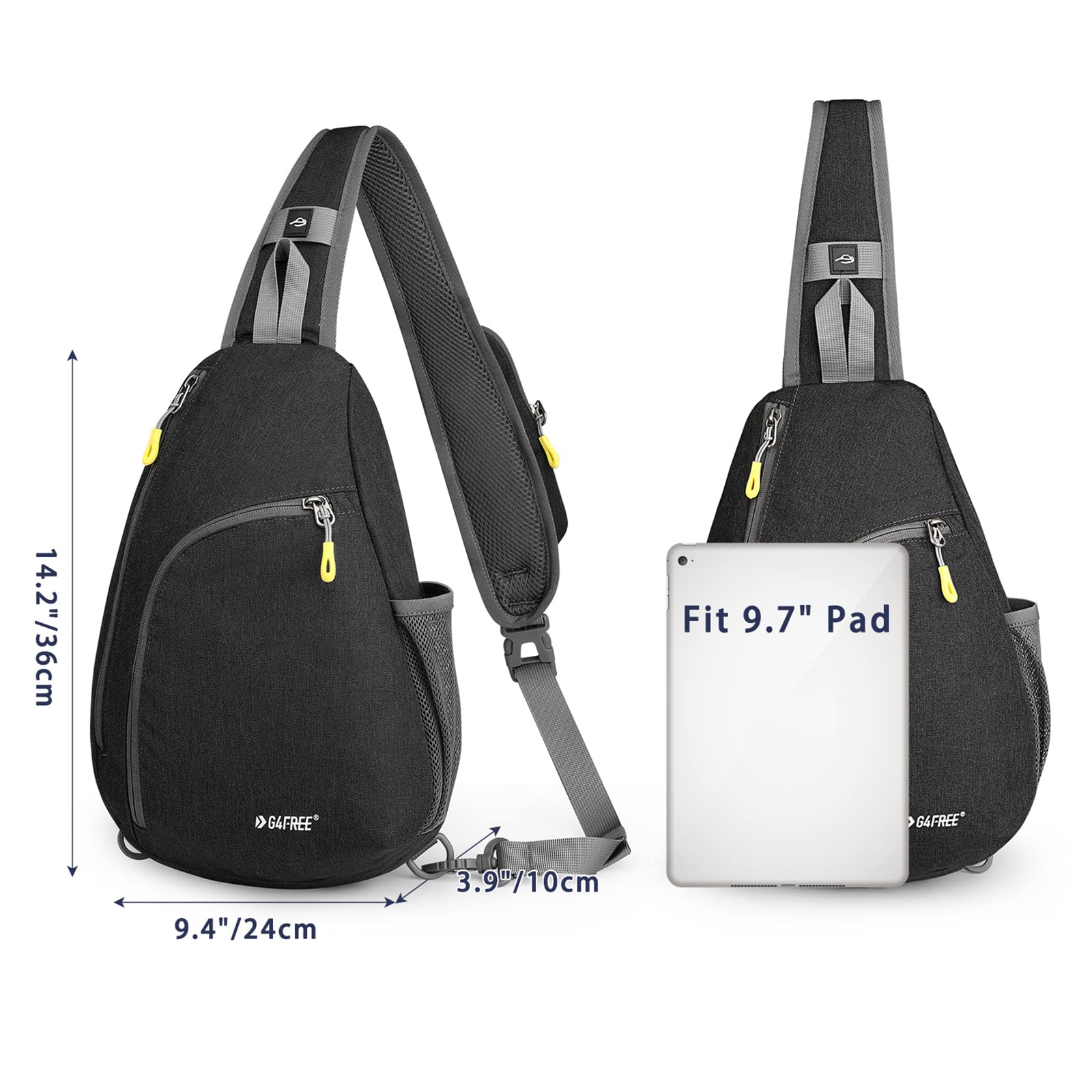 G4Free - G4Free RFID Sling Bag Crossbody Backpack -D02V708F