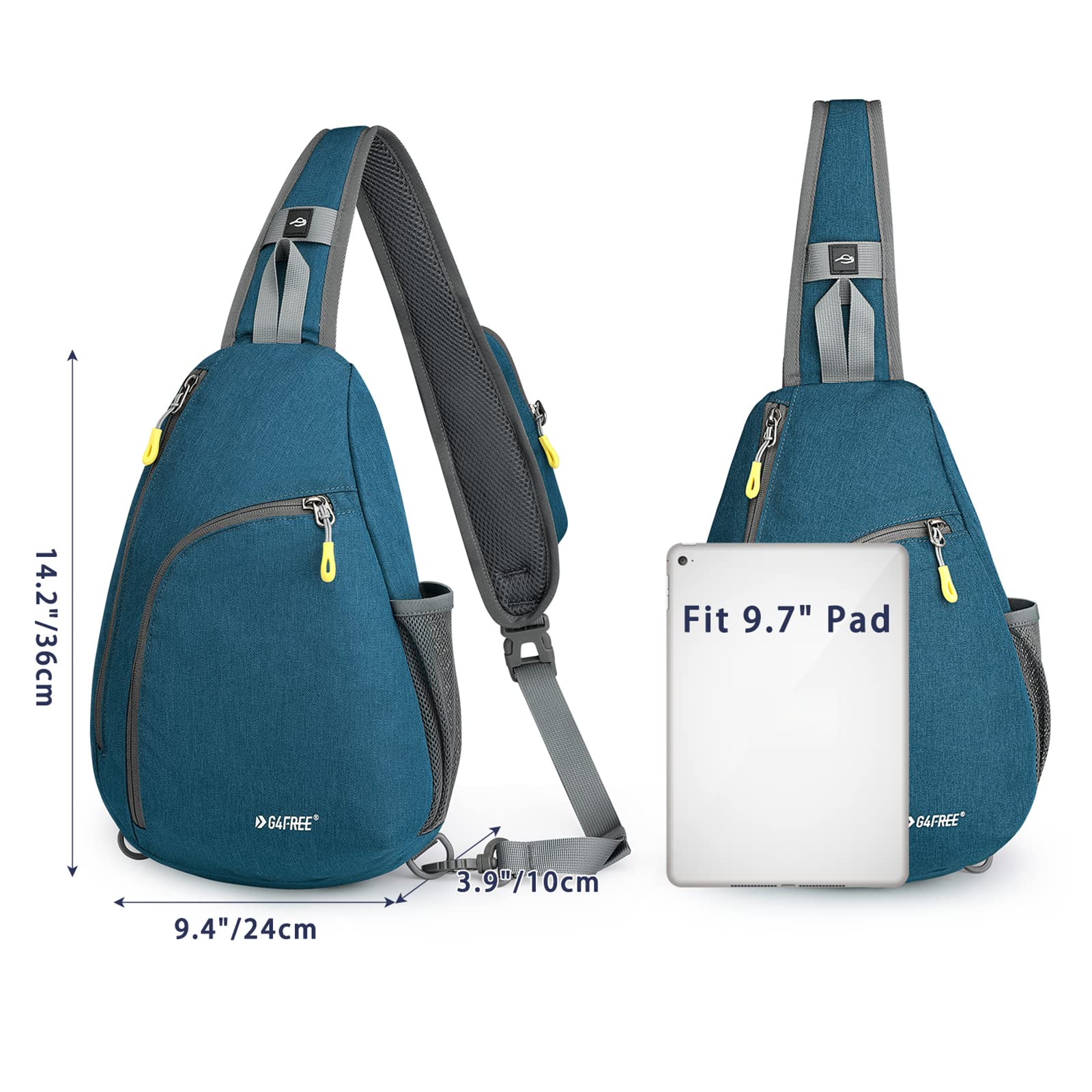 G4Free - G4Free RFID Sling Bag Crossbody Backpack -D02V708F