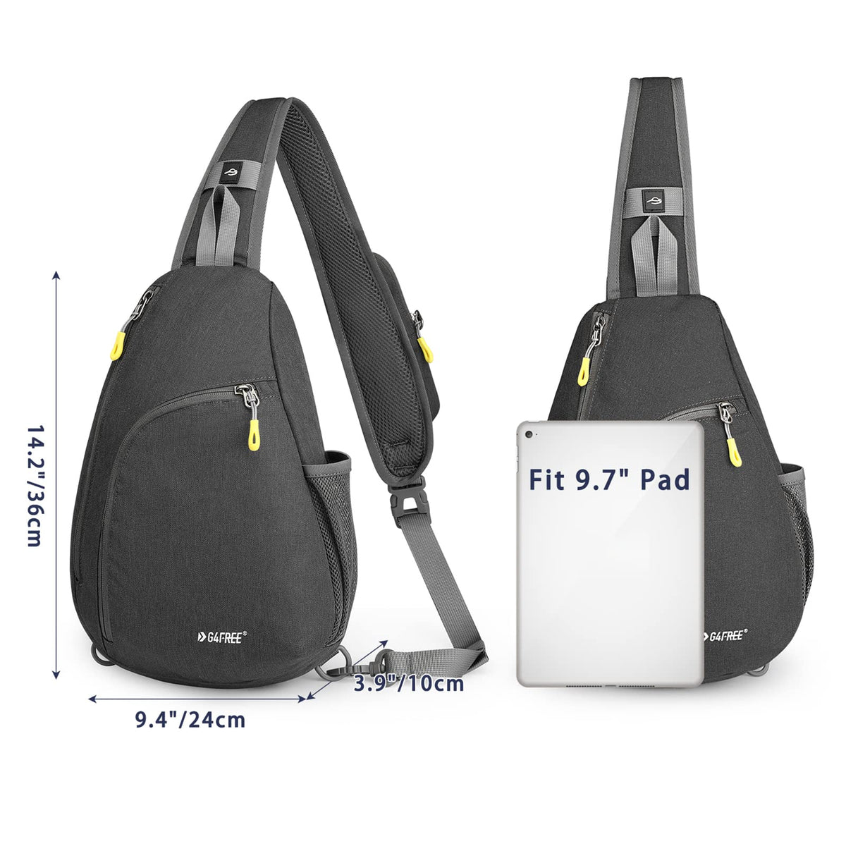 G4Free - G4Free RFID Sling Bag Crossbody Backpack -D02V708F