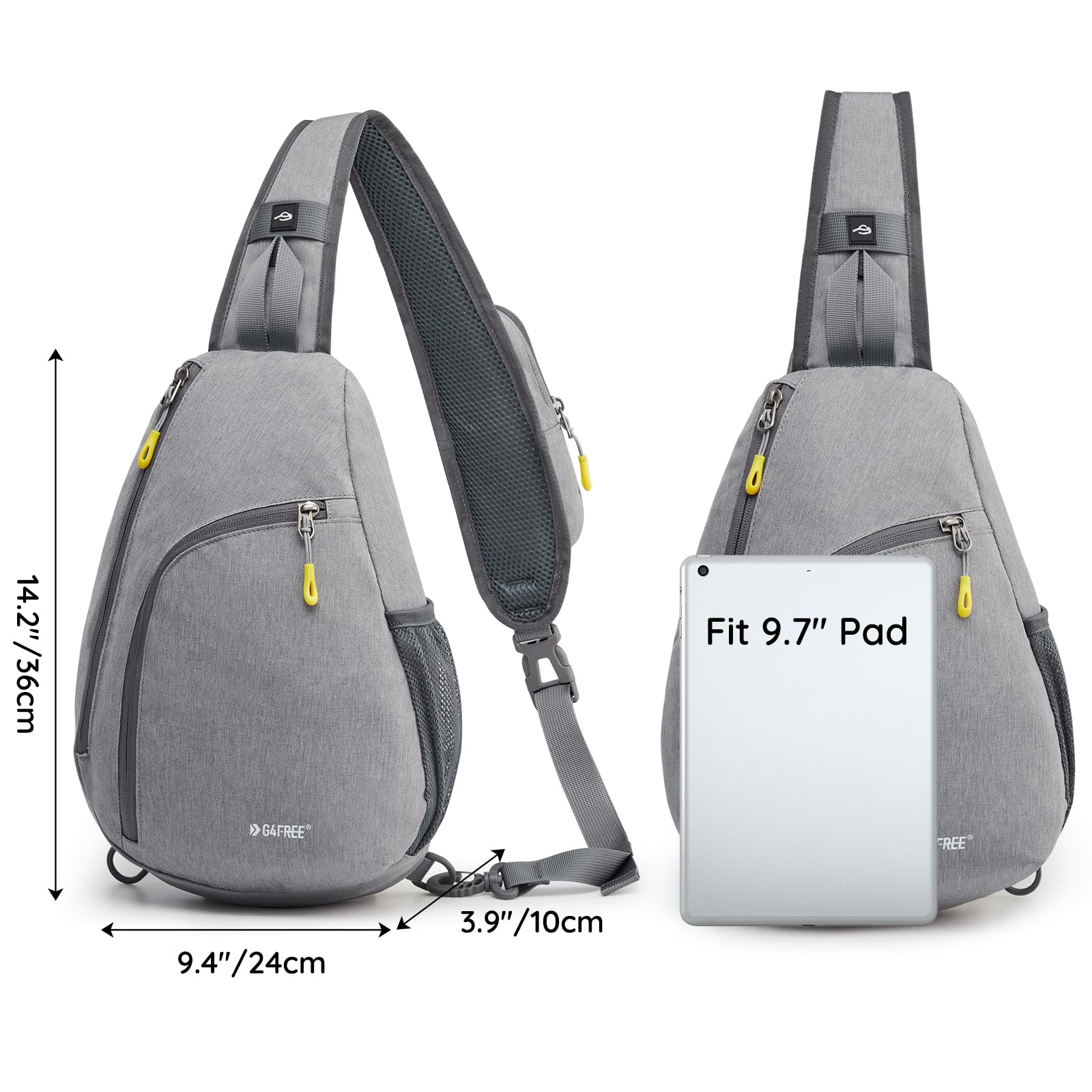 G4Free - G4Free RFID Sling Bag Crossbody Backpack -D02V708F