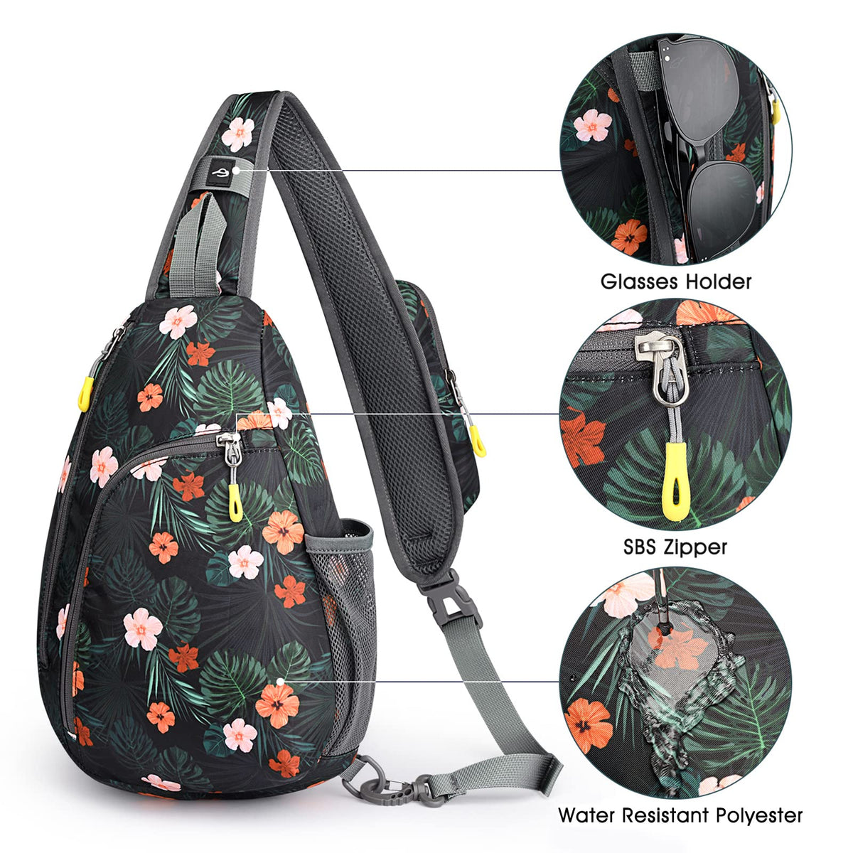 G4Free - G4Free RFID Sling Bag Crossbody Backpack -D02V708F