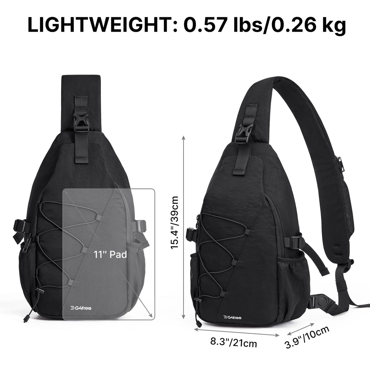 G4Free - G4Free RFID Sling Bag – Small Crossbody Hiking Bag -TN25B618A