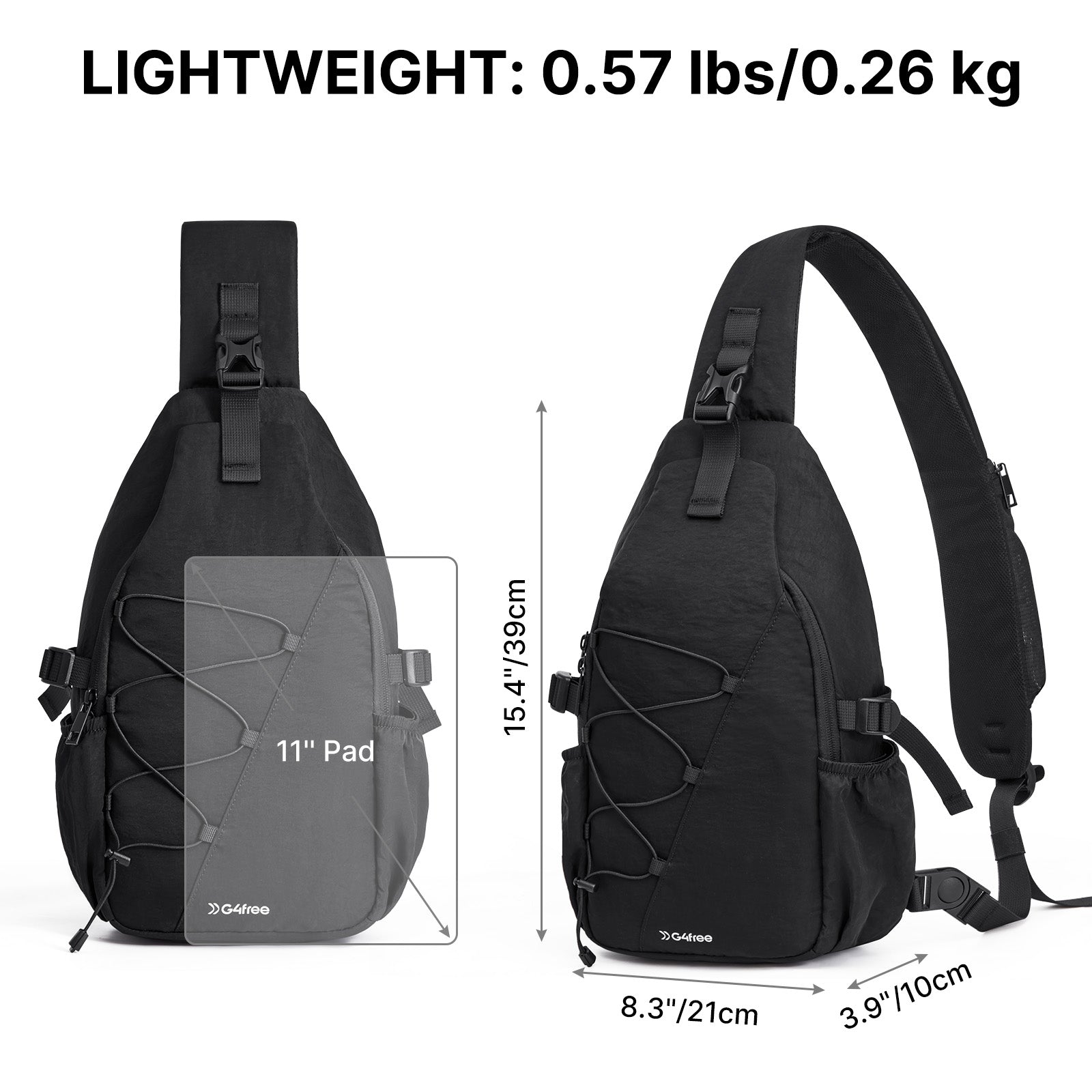G4Free - G4Free RFID Sling Bag – Small Crossbody Hiking Bag -TN25B618A