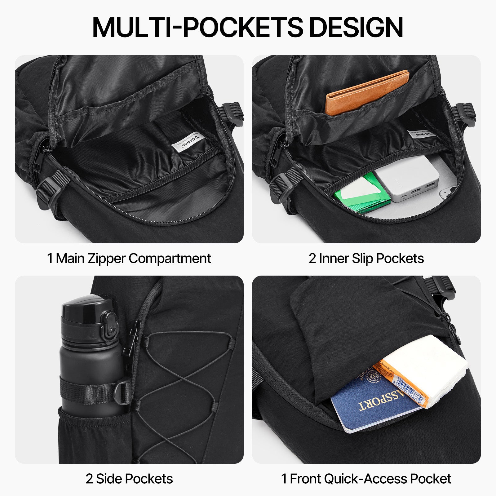 G4Free - G4Free RFID Sling Bag – Small Crossbody Hiking Bag -TN25B618A