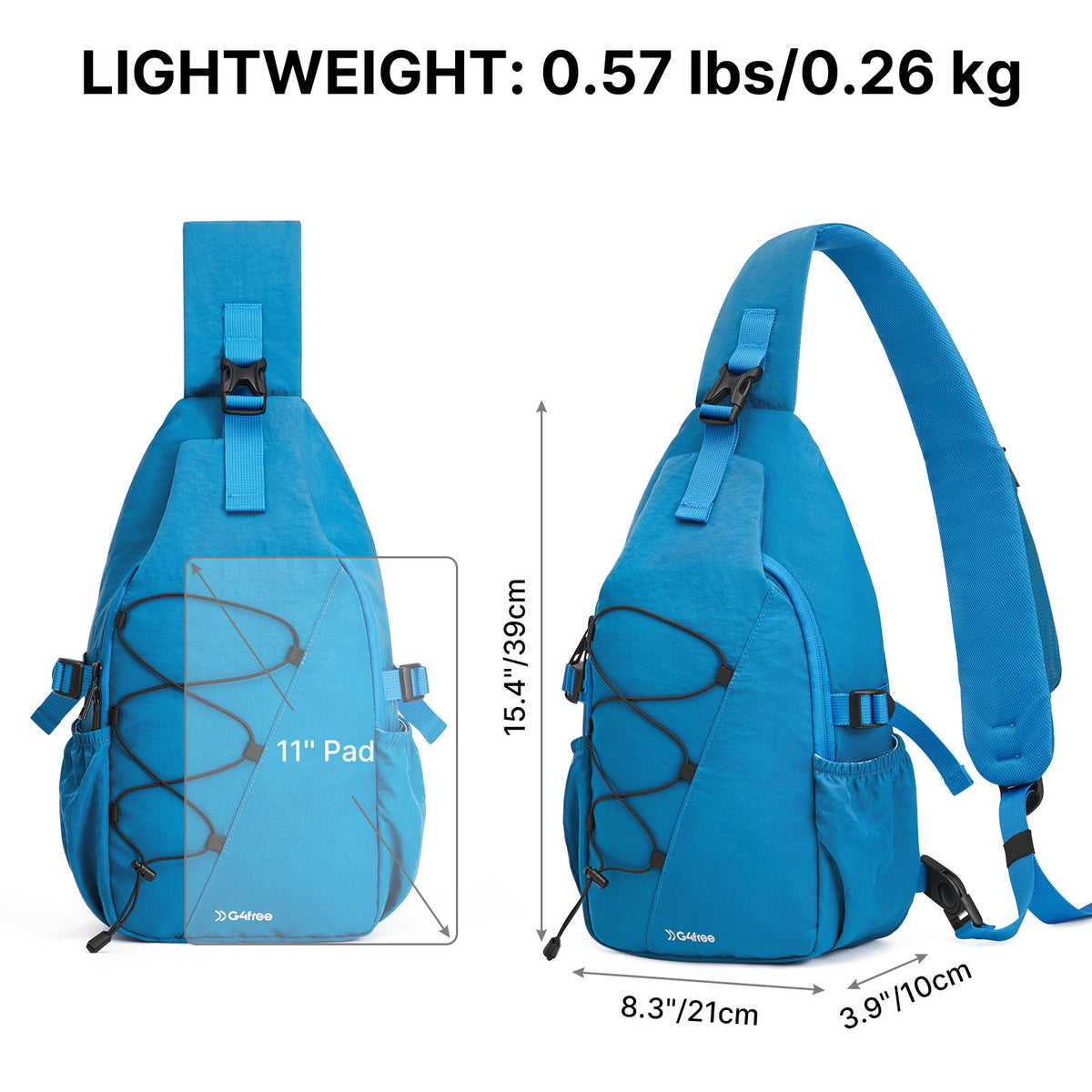 G4Free - G4Free RFID Sling Bag – Small Crossbody Hiking Bag -TN25B618A