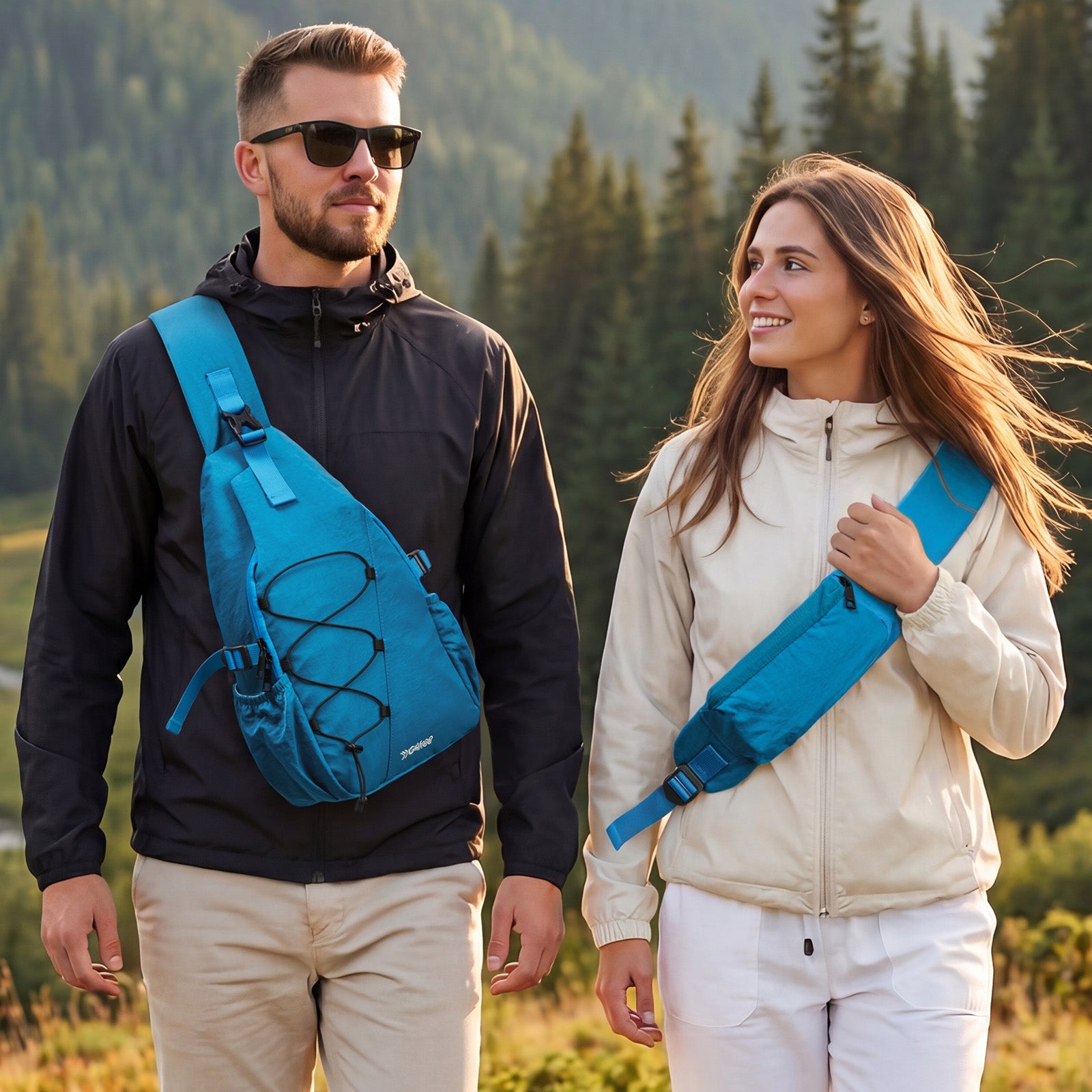 G4Free - G4Free RFID Sling Bag – Small Crossbody Hiking Bag -TN25B618A