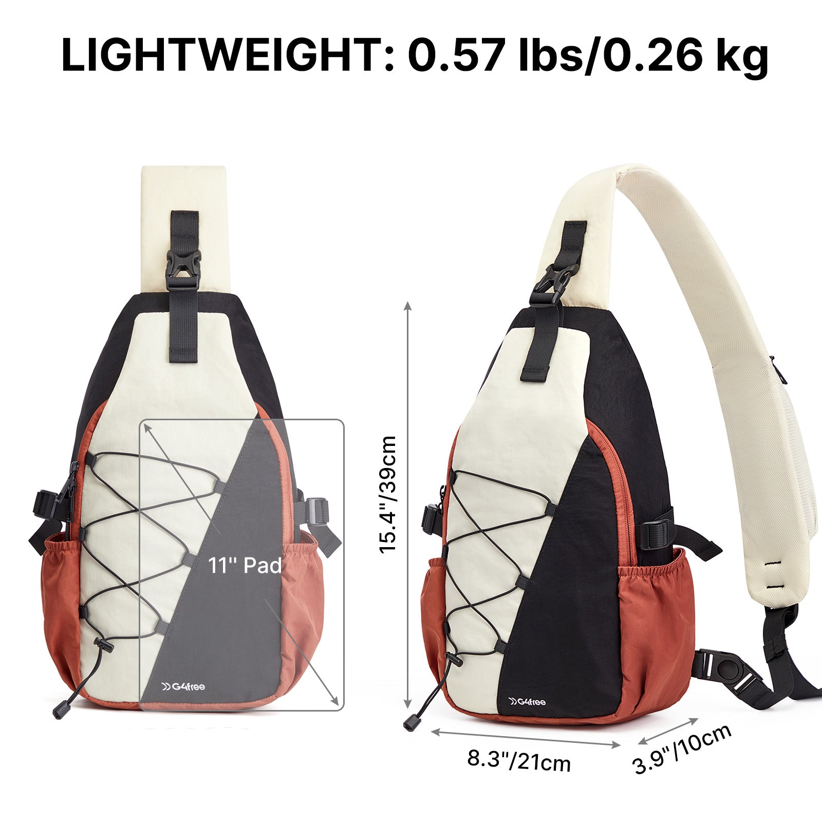 G4Free - G4Free RFID Sling Bag – Small Crossbody Hiking Bag -TN25B618A