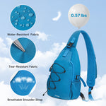 G4Free - G4Free RFID Sling Bag – Small Crossbody Hiking Bag -TN25B618A